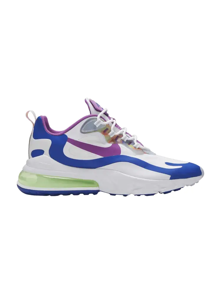 Кроссовки Nike Air Max 270 React 'Easter' — изображение 1 из 9, белый//синий/фиолетовый