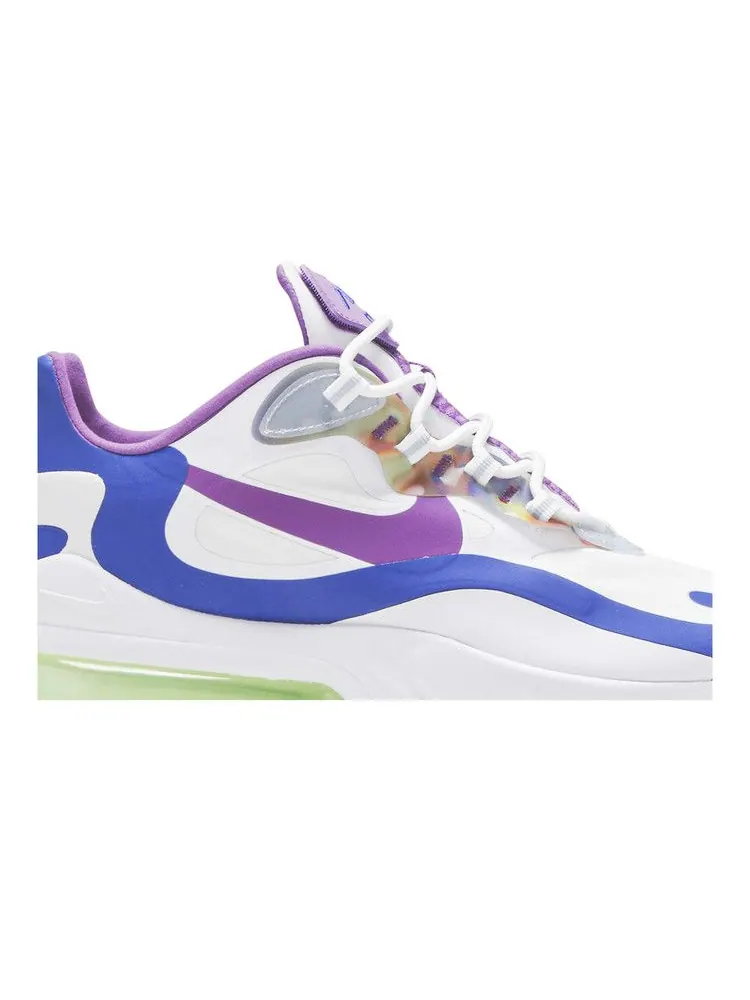 Кроссовки Nike Air Max 270 React 'Easter' — изображение 3 из 9, белый//синий/фиолетовый