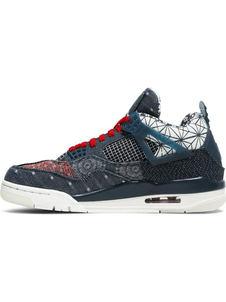 Кроссовки Air Jordan 4 Retro SE Sashiko — изображение 3 из 8, синий