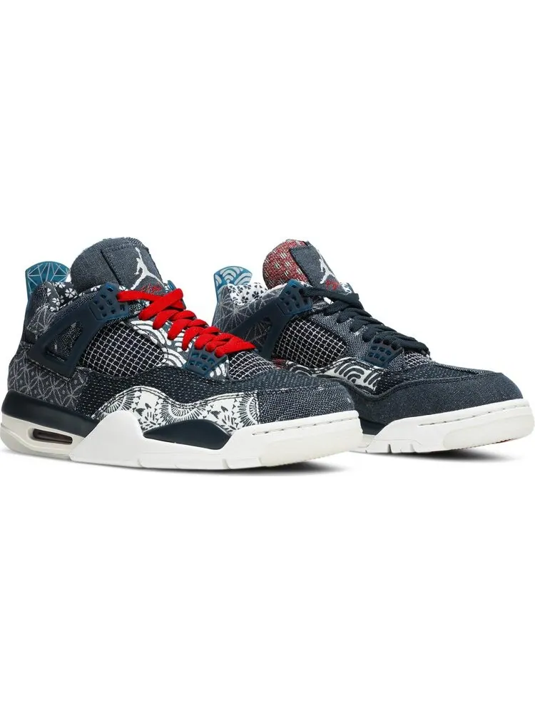 Кроссовки Air Jordan 4 Retro SE Sashiko — изображение 8 из 8, синий
