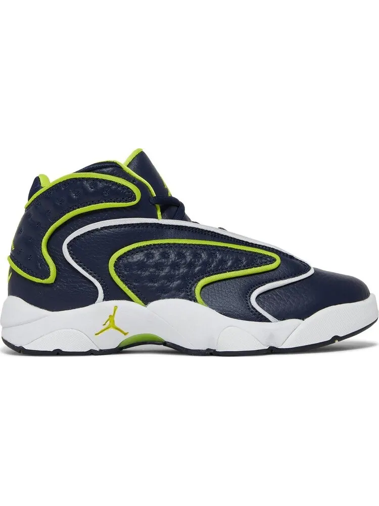 Кроссовки Wmns Air Jordan OG College Navy Venom Green — изображение 1 из 8, синий