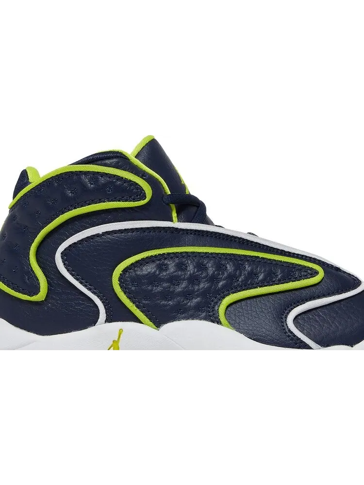 Кроссовки Wmns Air Jordan OG College Navy Venom Green — изображение 2 из 8, синий