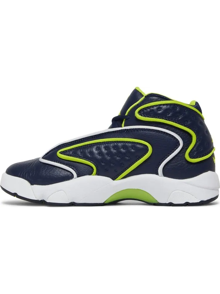 Кроссовки Wmns Air Jordan OG College Navy Venom Green — изображение 3 из 8, синий