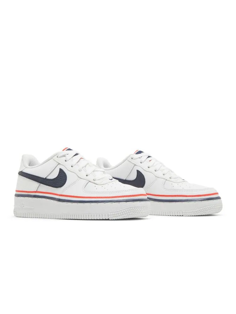 Кроссовки Nike Air Force 1 LV8 1 GS 'White Concord' — изображение 9 из 9, белый/красный