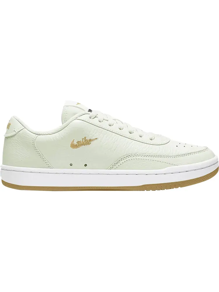 Кроссовки Nike Wmns Court Vintage Premium 'Summit White Metallic Gold' — изображение 1 из 1, зеленый