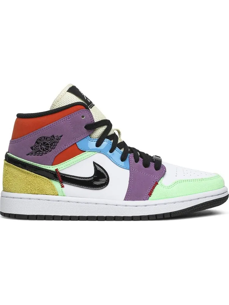 Кроссовки Wmns Air Jordan 1 Mid SE Lightbulb — изображение 1 из 8, мульти