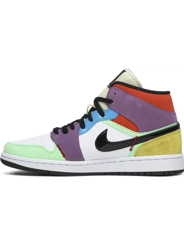 Кроссовки Wmns Air Jordan 1 Mid SE Lightbulb — изображение 3 из 8, мульти