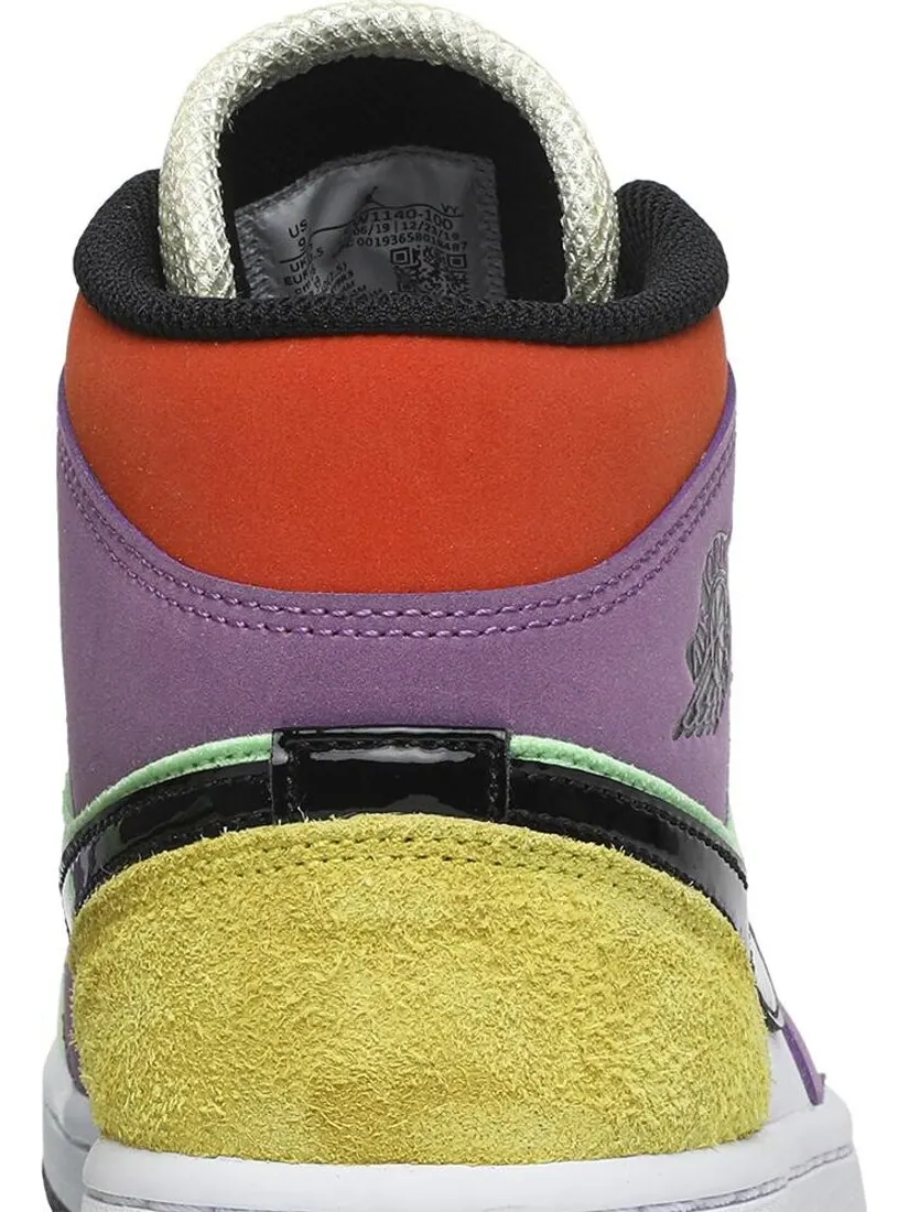 Кроссовки Wmns Air Jordan 1 Mid SE Lightbulb — изображение 7 из 8, мульти