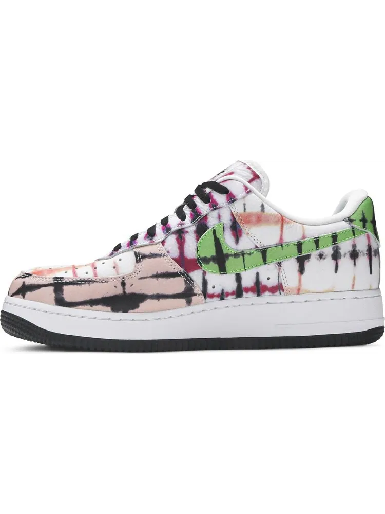 Кроссовки Nike Wmns Air Force 1 'Black Tie Dye' — изображение 3 из 8, белый