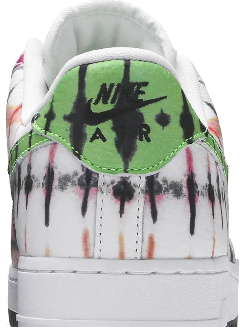 Кроссовки Nike Wmns Air Force 1 'Black Tie Dye' — изображение 7 из 8, белый