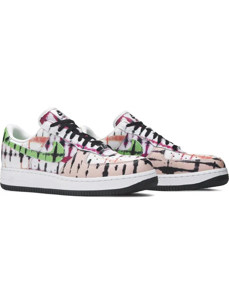 Кроссовки Nike Wmns Air Force 1 'Black Tie Dye' — изображение 8 из 8, белый