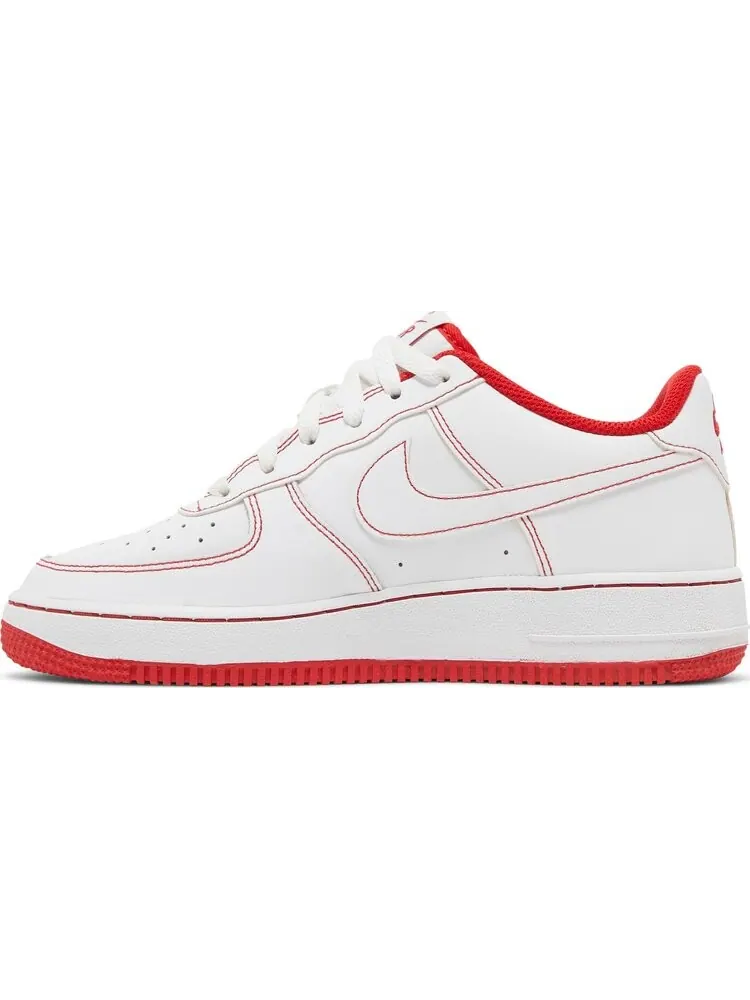 Кроссовки Nike Air Force 1 GS 'University Red' — изображение 3 из 8, белый