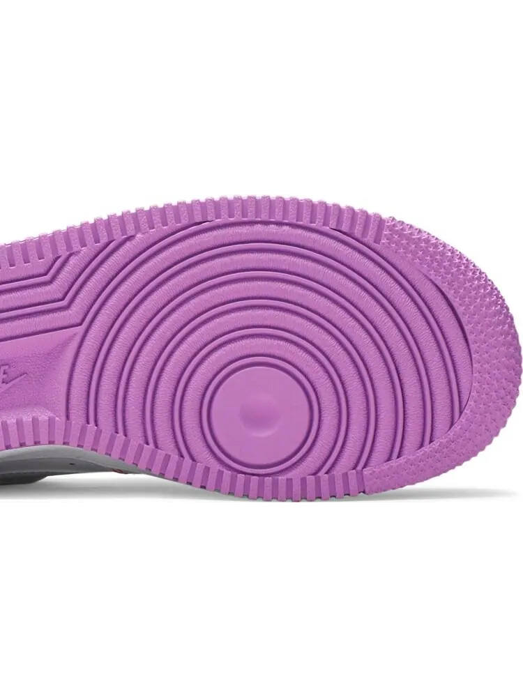 Кроссовки Nike Air Force 1 '07 Low GS 'Contrast Stitch - Fuchsia Glow' — изображение 5 из 8, белый