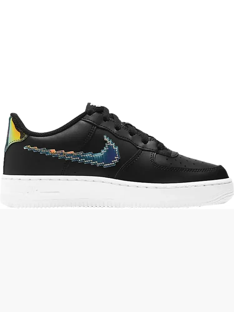 Кроссовки Nike Air Force 1 LV8 GS 'Digital Swoosh - Black' — изображение 1 из 1, черный