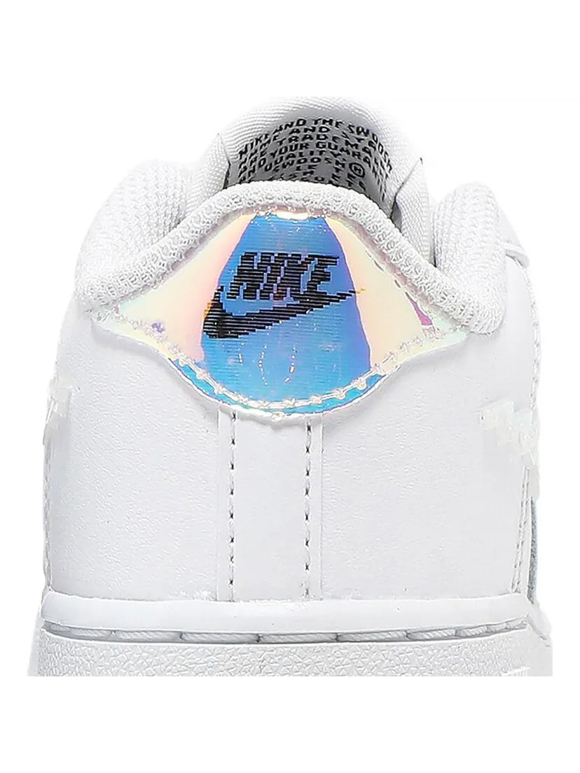 Кроссовки Nike Air Force 1 LV8 TD 'Digital Swoosh - White' — изображение 3 из 6, белый