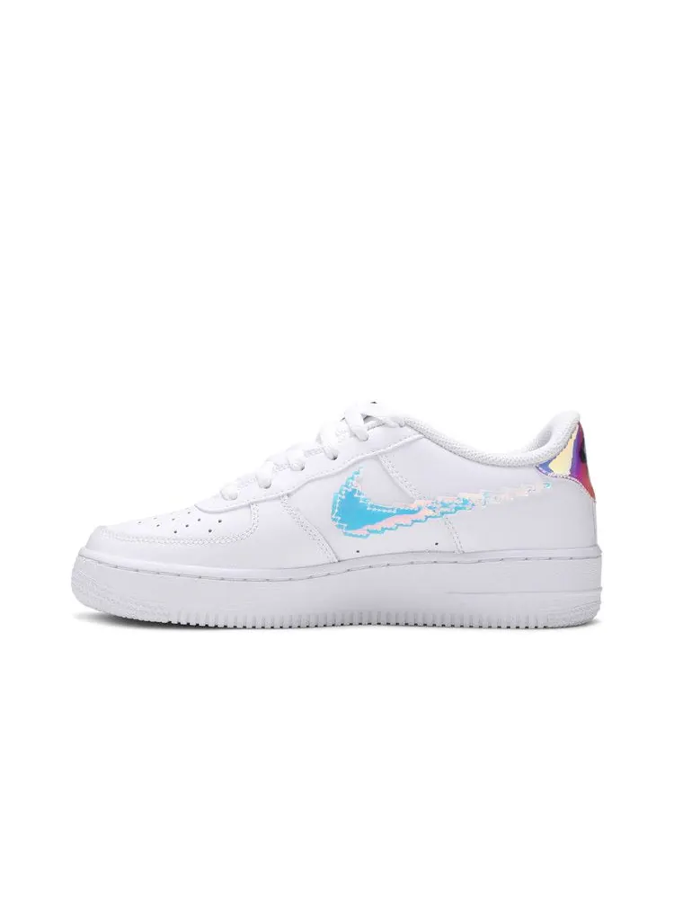 Кроссовки Nike Air Force 1 LV8 GS 'Digital Swoosh' — изображение 4 из 9, белый/мульти-/черный