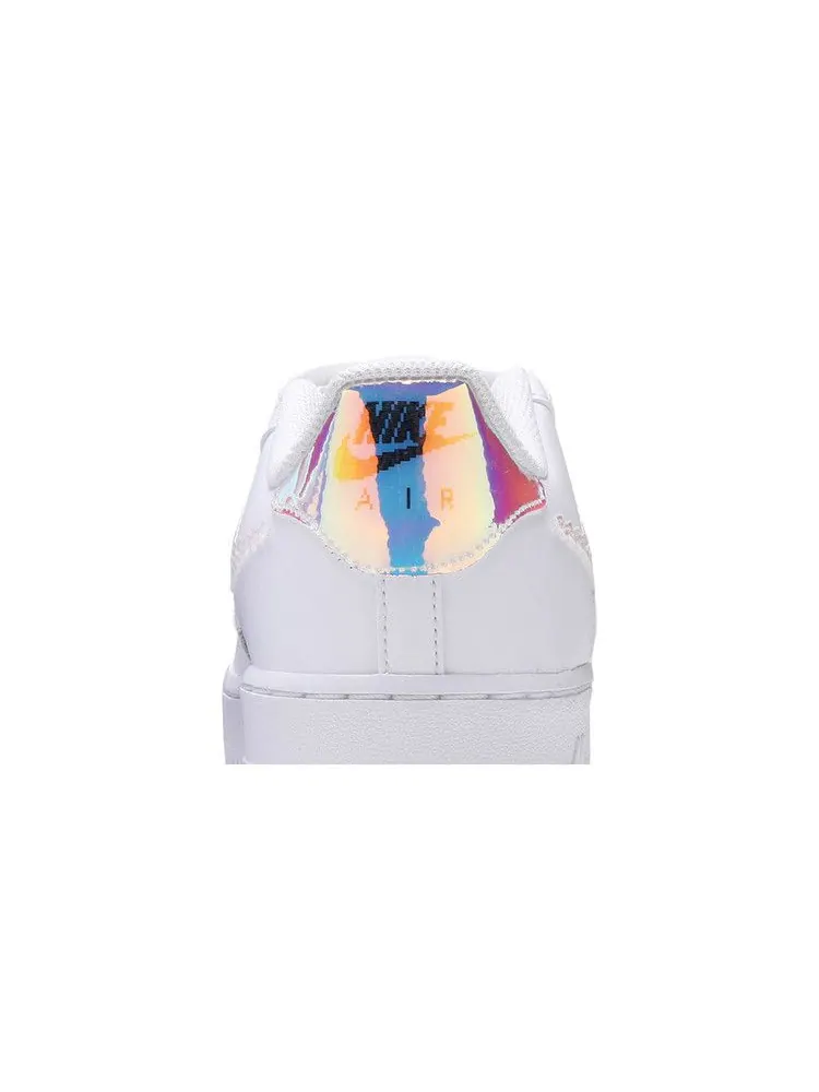 Кроссовки Nike Air Force 1 LV8 GS 'Digital Swoosh' — изображение 8 из 9, белый/мульти-/черный