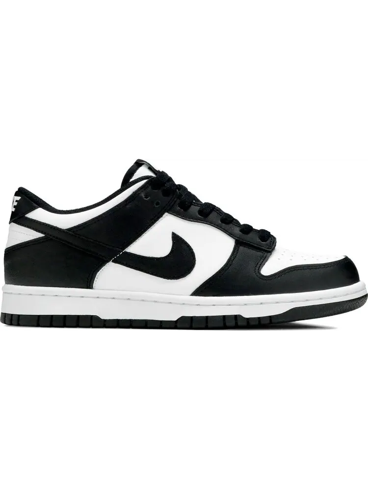 Кроссовки Nike Dunk Low GS 'Black White' — изображение 1 из 8, черный