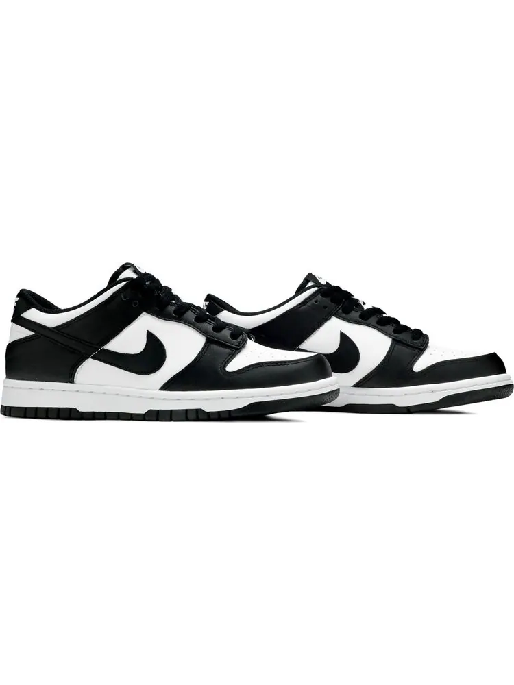 Кроссовки Nike Dunk Low GS 'Black White' — изображение 8 из 8, черный