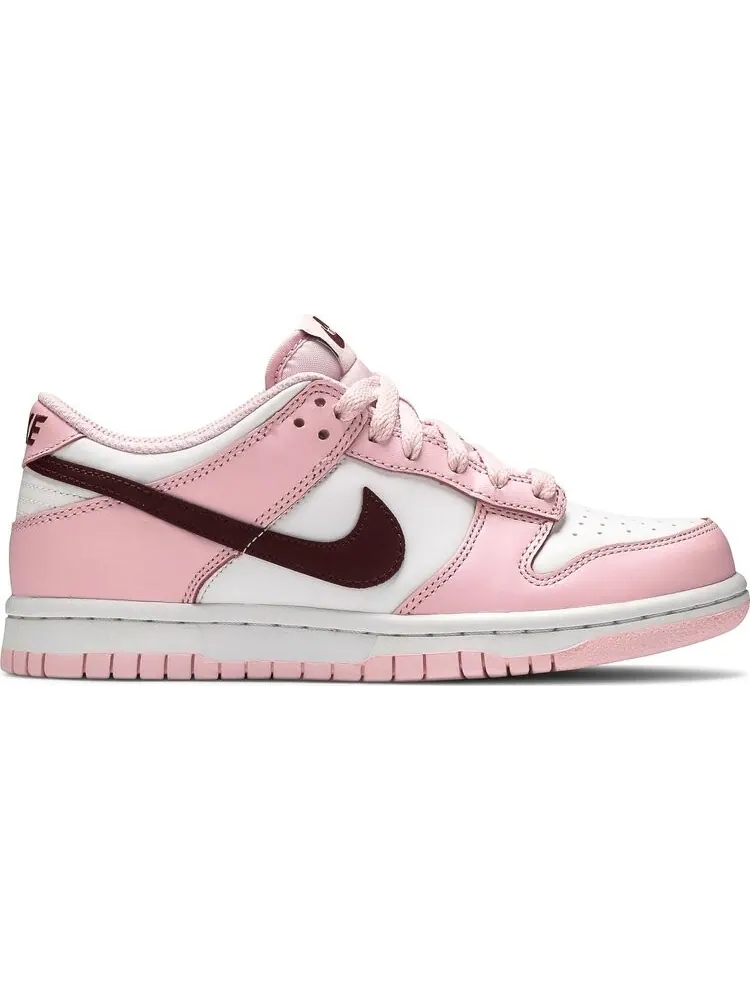 Кроссовки Nike Dunk Low GS 'Pink Foam' — изображение 1 из 8, розовый