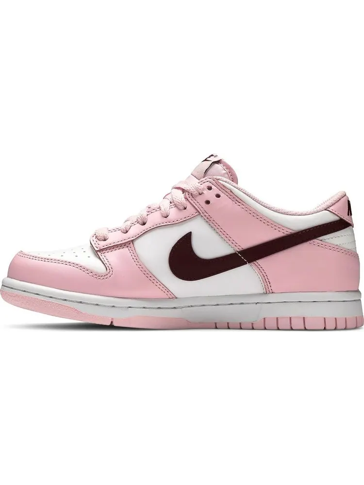 Кроссовки Nike Dunk Low GS 'Pink Foam' — изображение 3 из 8, розовый