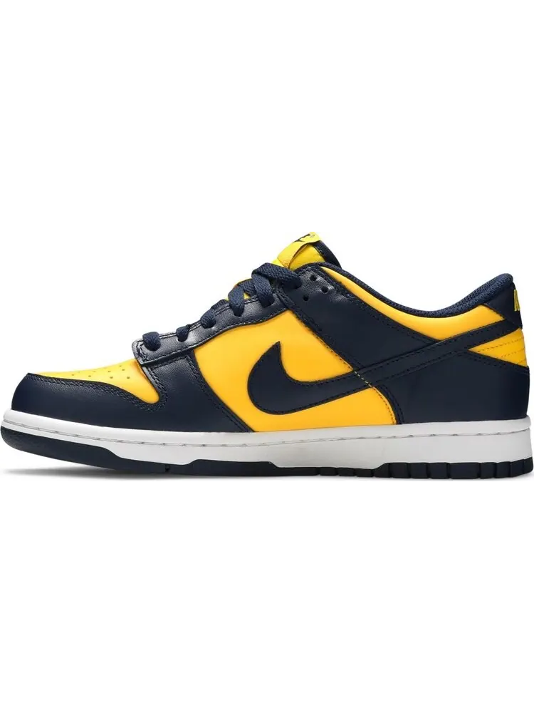 Кроссовки Nike Dunk Low GS 'Michigan' 2021 — изображение 3 из 8, желтый
