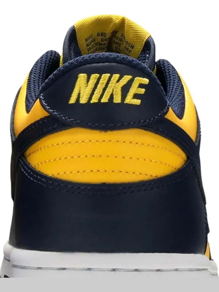 Кроссовки Nike Dunk Low GS 'Michigan' 2021 — изображение 7 из 8, желтый