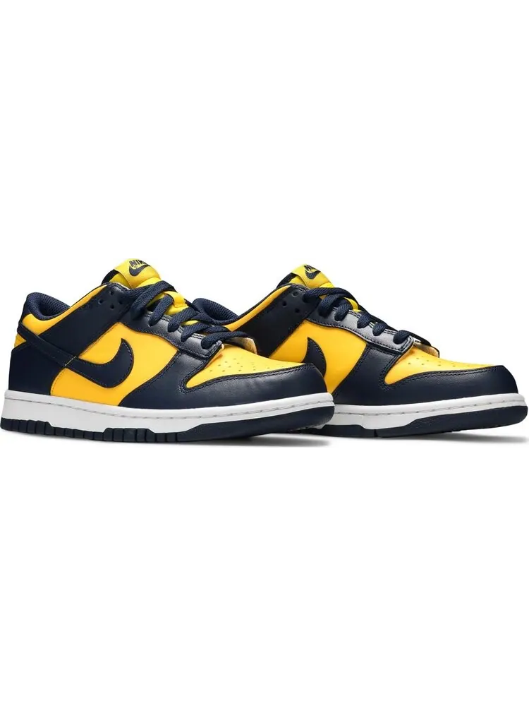 Кроссовки Nike Dunk Low GS 'Michigan' 2021 — изображение 8 из 8, желтый