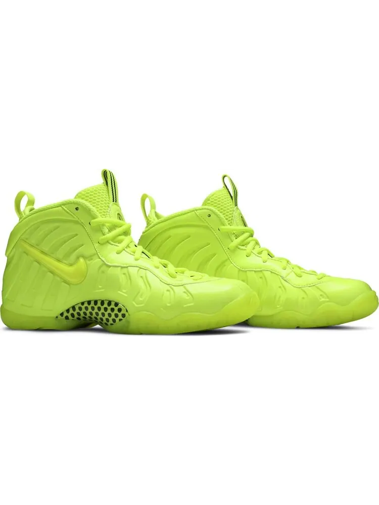 Кроссовки Nike Little Posite One GS 'Volt' — изображение 8 из 8, желтый