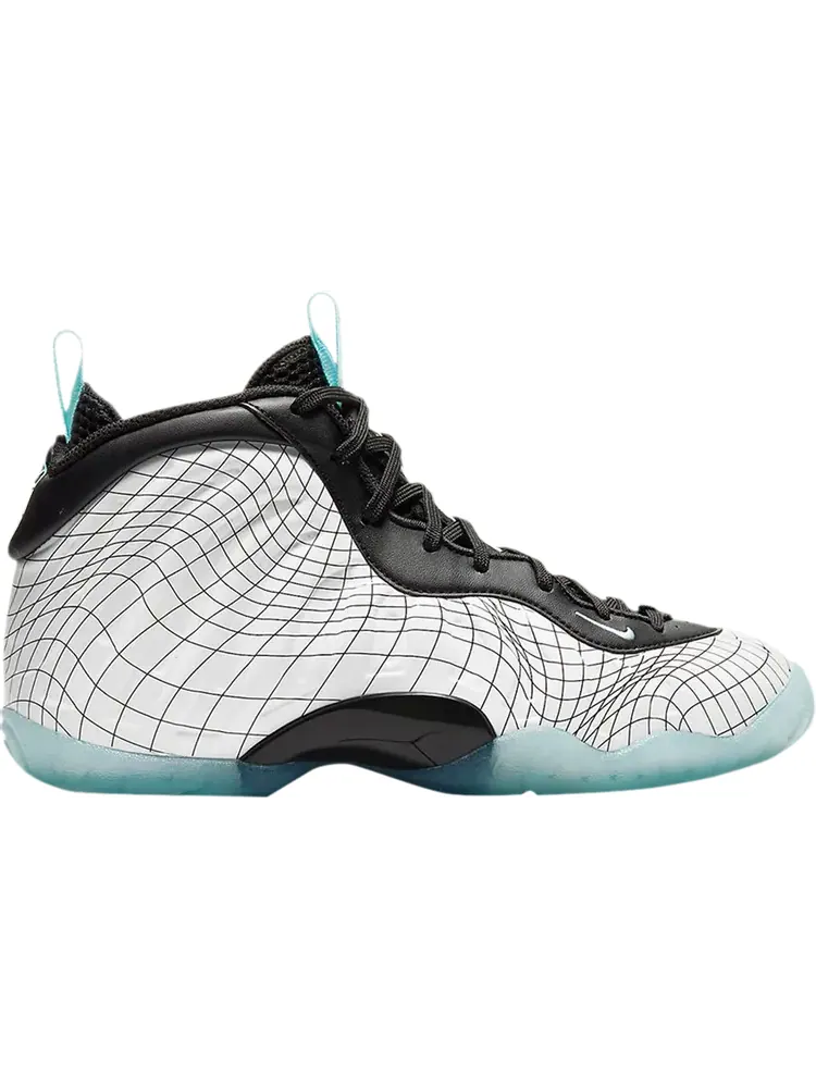 Кроссовки Nike Little Posite One PS 'Warped Grid' — изображение 1 из 1, белый