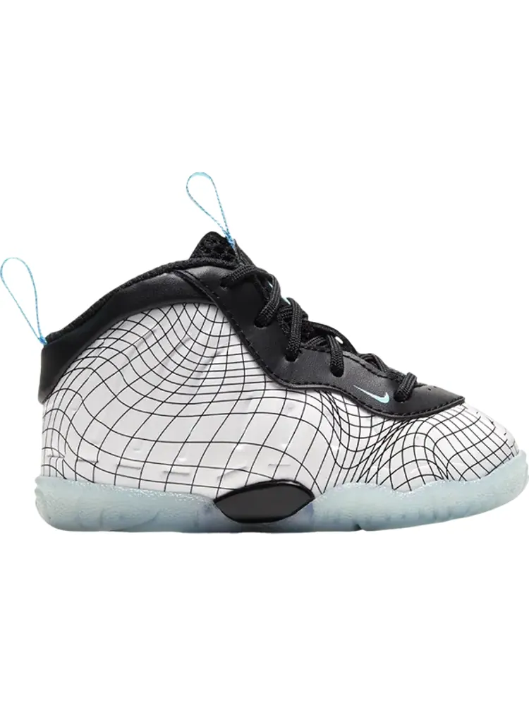 Кроссовки Nike Little Posite One TD 'Warped Grid' — изображение 1 из 1, белый