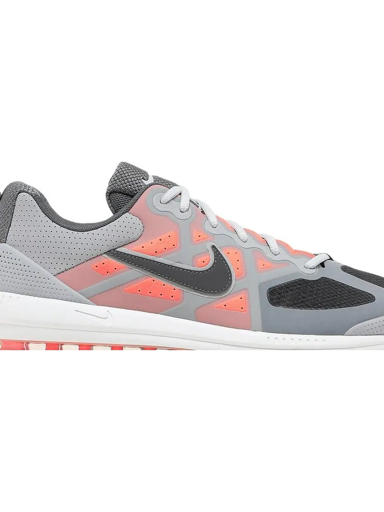 Кроссовки Nike Air Max Genome 'Light Smoke Grey Bright Mango' — изображение 2 из 8, серый
