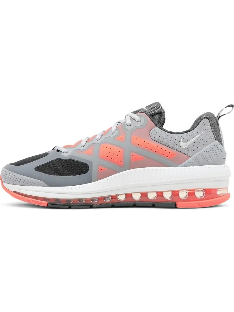 Кроссовки Nike Air Max Genome 'Light Smoke Grey Bright Mango' — изображение 3 из 8, серый