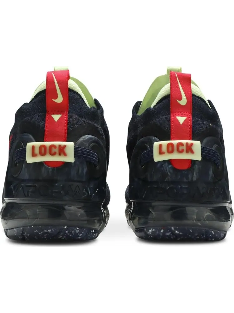 Кроссовки Nike Air VaporMax 2020 Flyknit 'Obsidian Siren Red' — изображение 6 из 8, синий