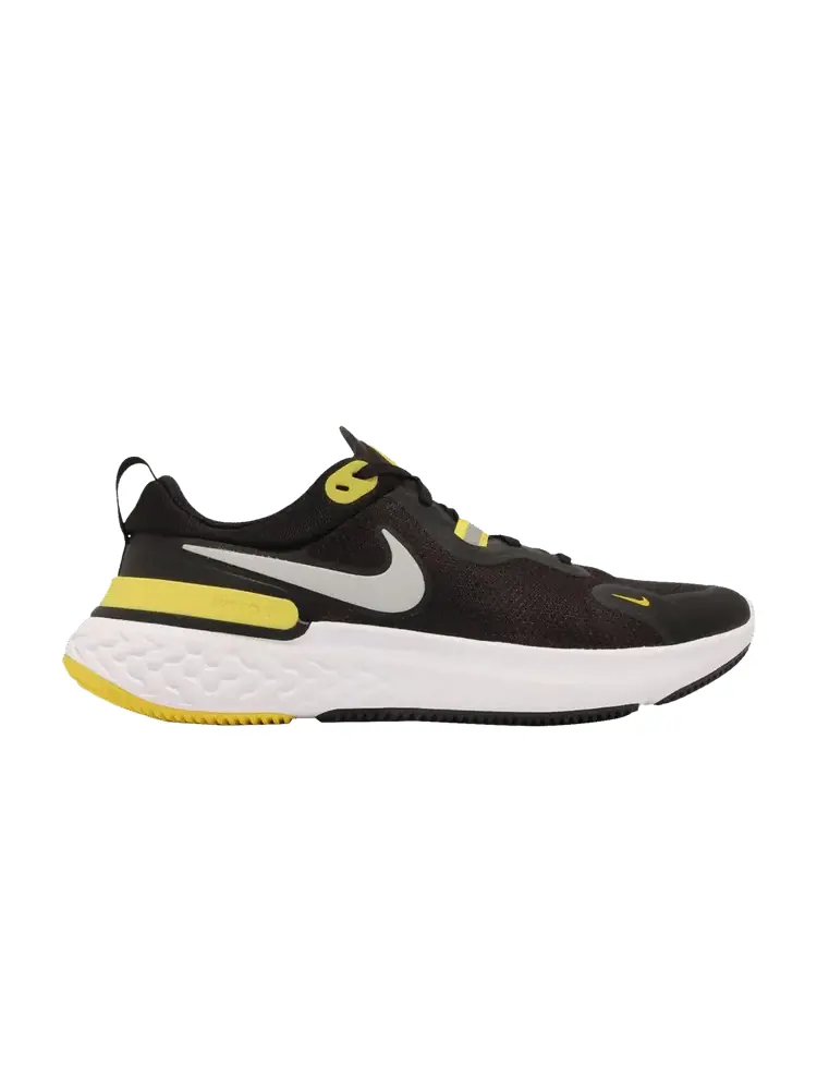 Кроссовки React Miler 'Black Opti Yellow' — изображение 1 из 1, черный желтый