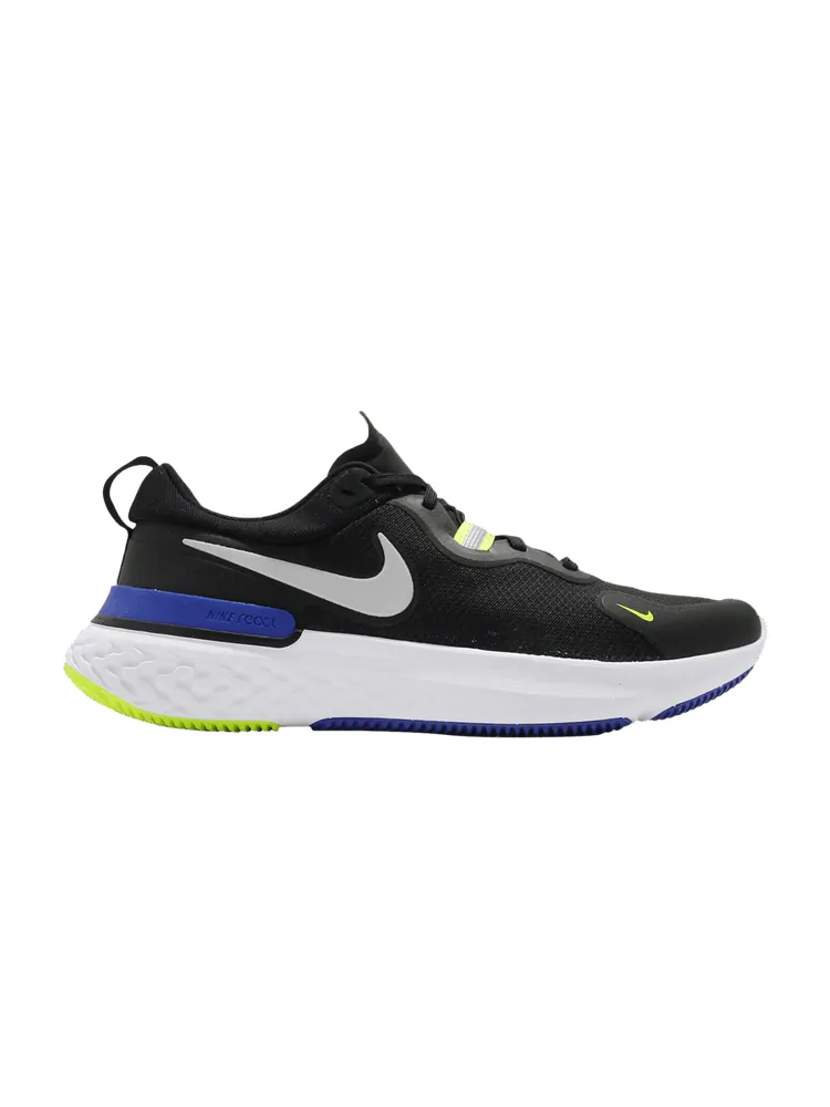 Кроссовки React Miler 'Black Cyber Blue' — изображение 1 из 1, черный синий