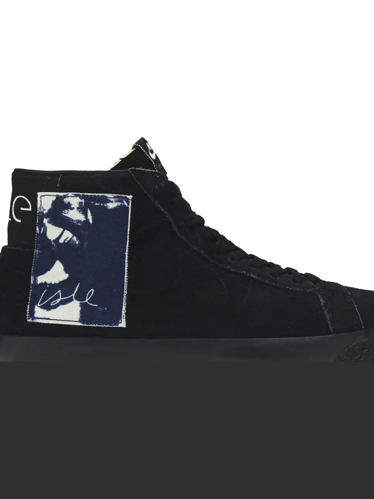 Кроссовки Nike Isle Skateboards x Blazer Mid SB 'Patch' — изображение 2 из 8, черный