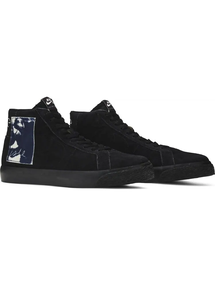 Кроссовки Nike Isle Skateboards x Blazer Mid SB 'Patch' — изображение 8 из 8, черный