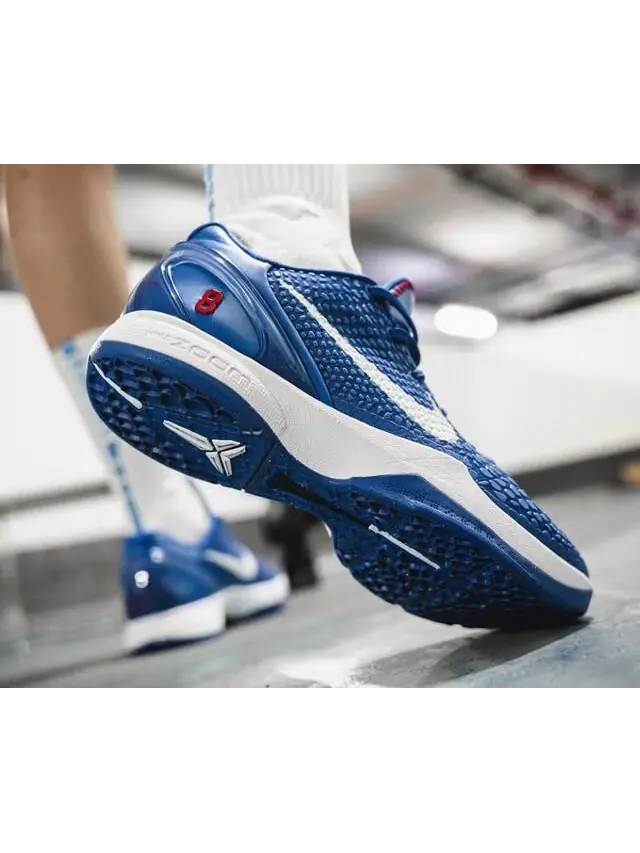 Баскетбольные кроссовки Nike Kobe 6 Protro 'Dodgers' — изображение 15 из 27, белый
