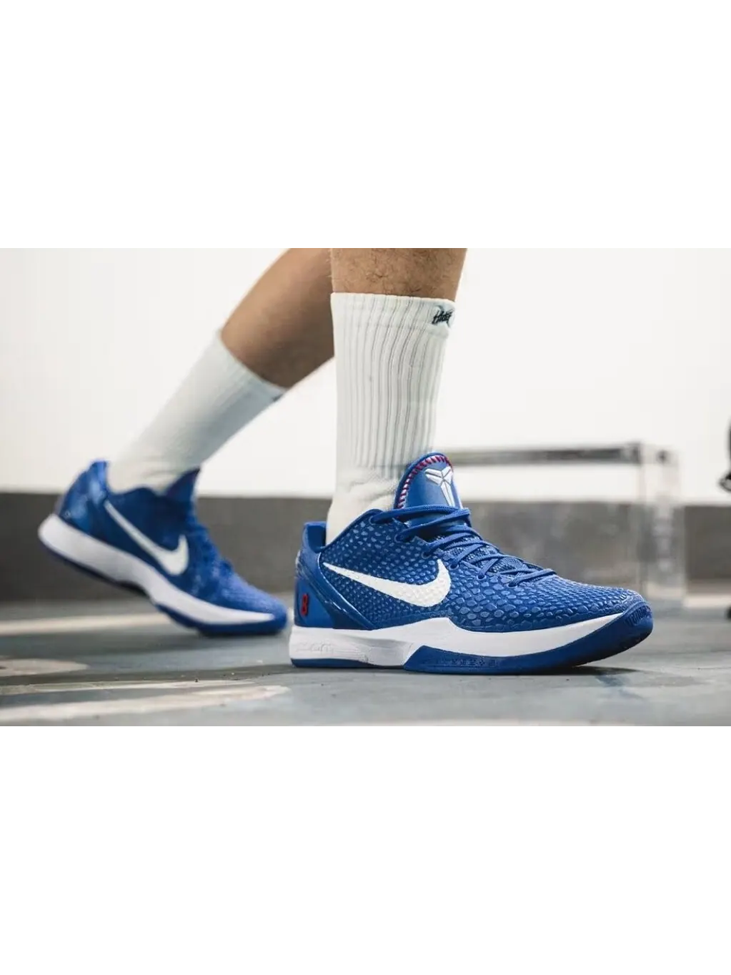 Баскетбольные кроссовки Nike Kobe 6 Protro 'Dodgers' — изображение 18 из 27, белый
