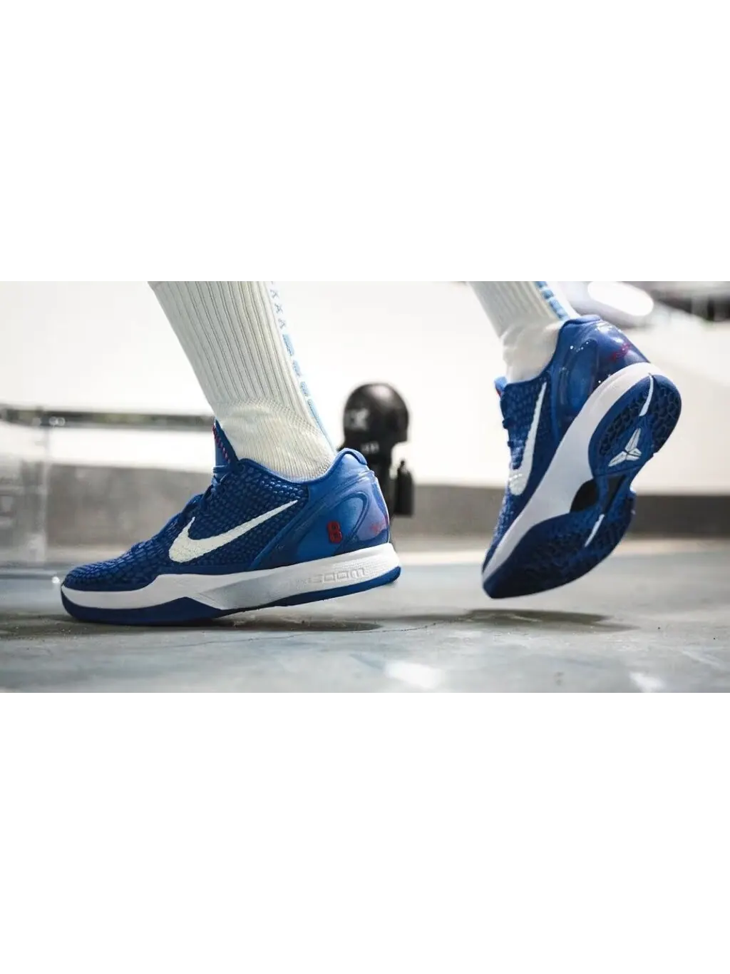 Баскетбольные кроссовки Nike Kobe 6 Protro 'Dodgers' — изображение 21 из 27, белый