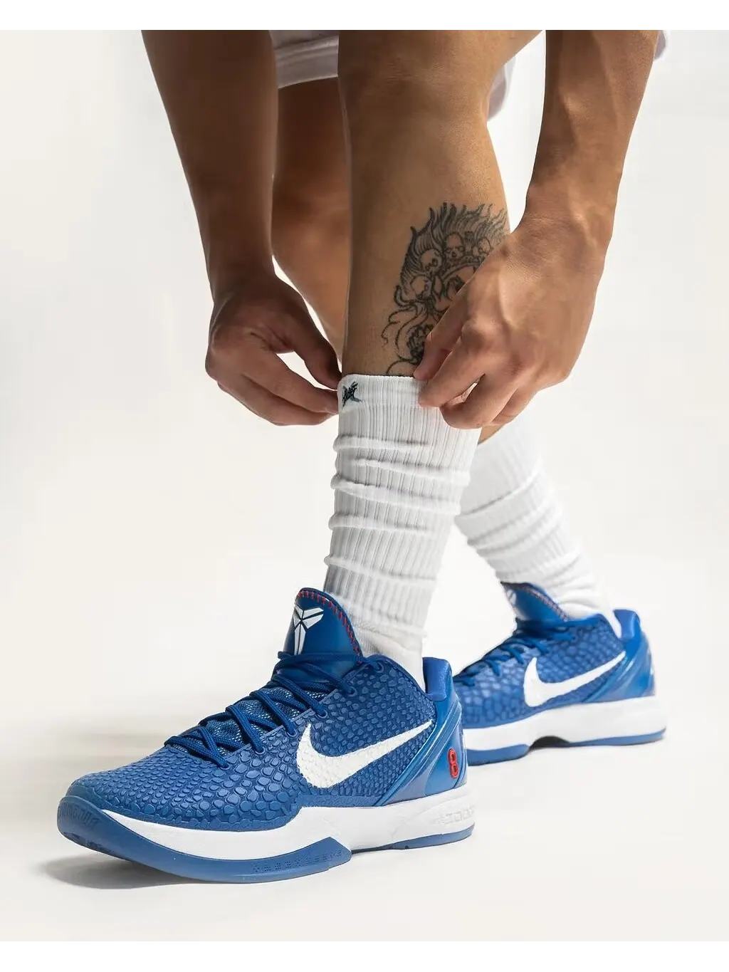 Баскетбольные кроссовки Nike Kobe 6 Protro 'Dodgers' — изображение 4 из 27, белый