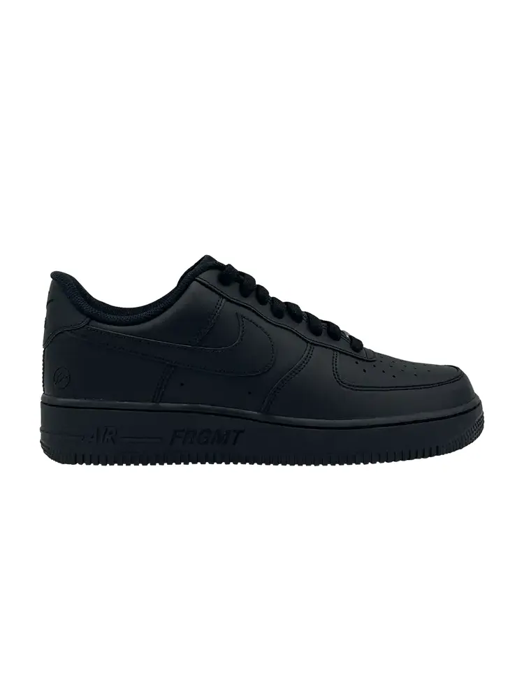 Кроссовки Nike Fragment Design x Air Force 1 'Triple Black' — изображение 1 из 1, черный/черный/черный