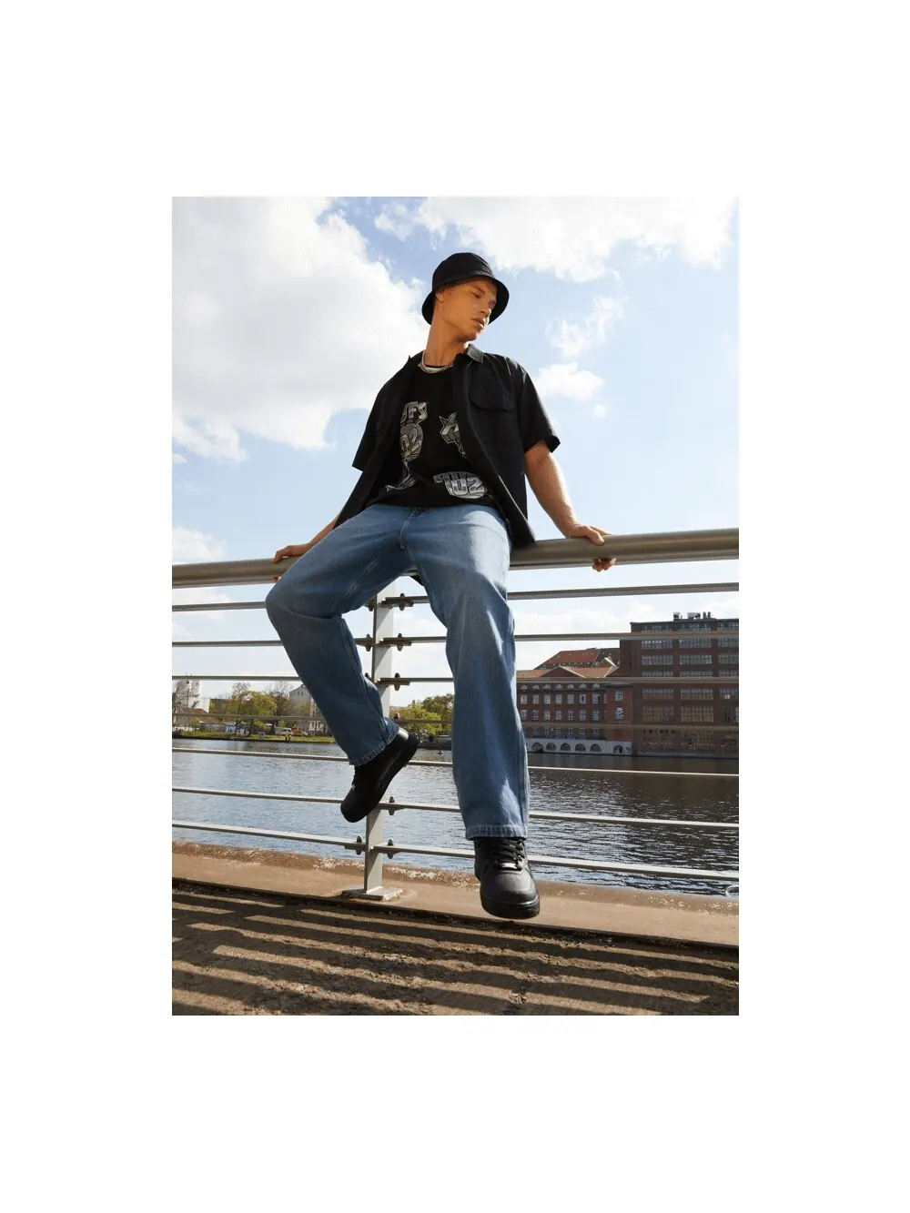 Кроссовки Nike Air Force 1 Mid '07 (Black) — изображение 8 из 9, черный