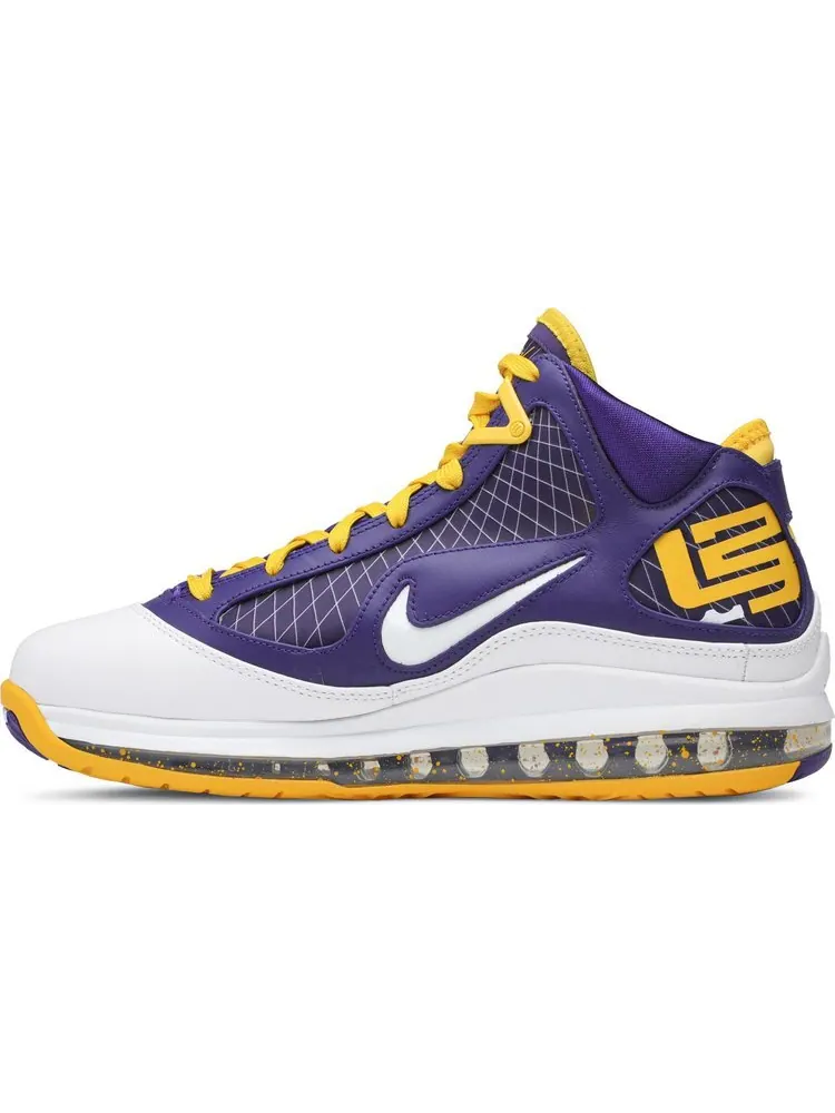 Кроссовки Nike LeBron 7 QS 'Media Day' — изображение 3 из 8, фиолетовый