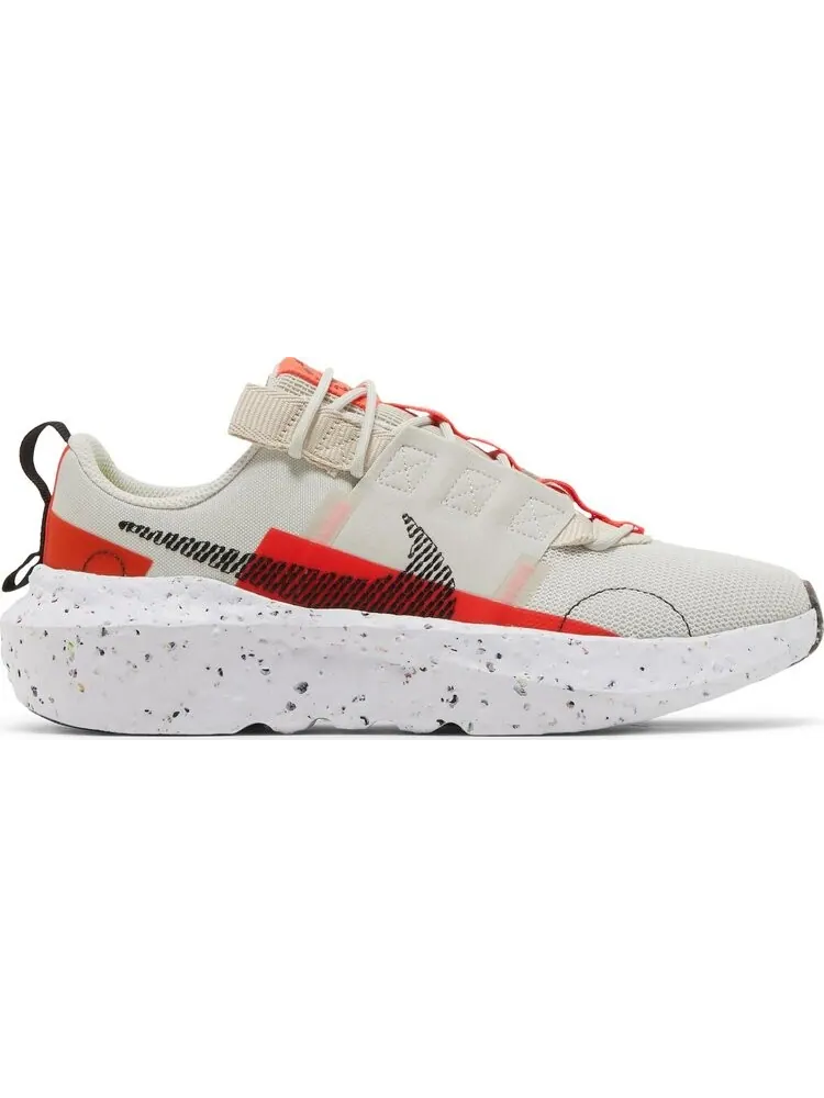 Кроссовки Nike Wmns Crater Impact 'Light Bone Bright Crimson' — изображение 1 из 8, бежевый