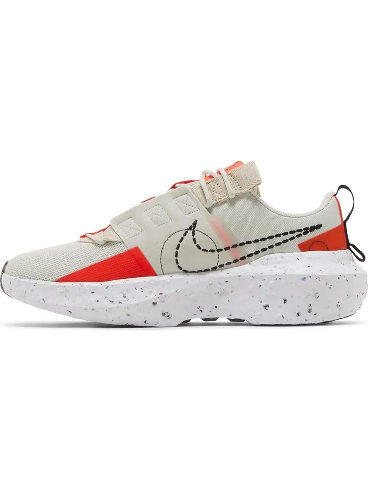 Кроссовки Nike Wmns Crater Impact 'Light Bone Bright Crimson' — изображение 3 из 8, бежевый