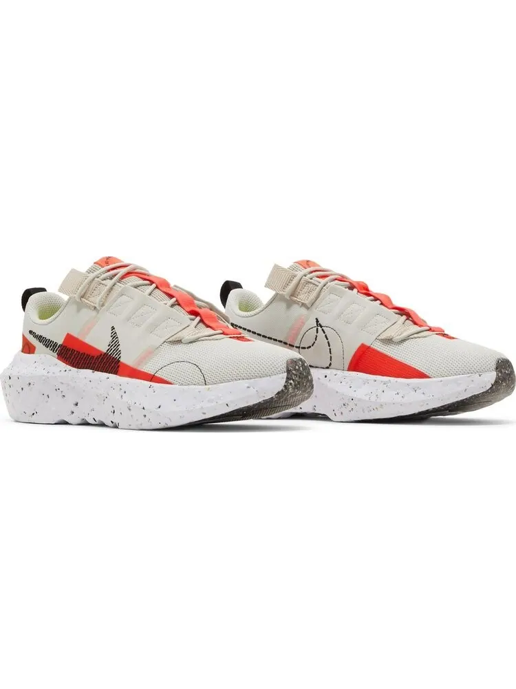Кроссовки Nike Wmns Crater Impact 'Light Bone Bright Crimson' — изображение 8 из 8, бежевый
