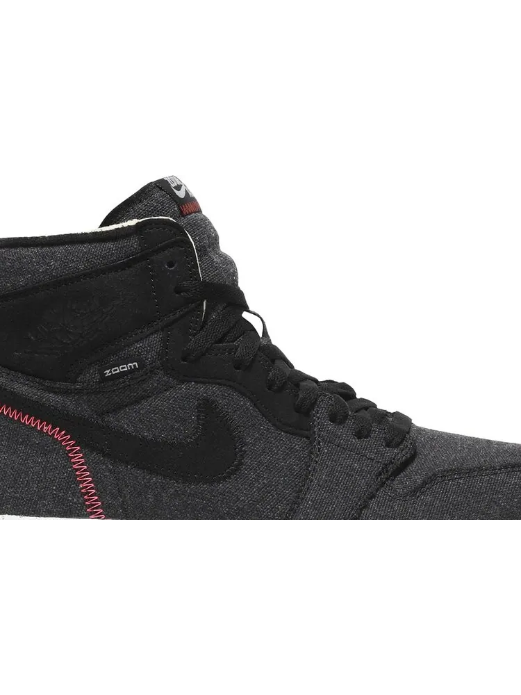 Кроссовки Air Jordan 1 High Zoom Crater — изображение 2 из 8, черный