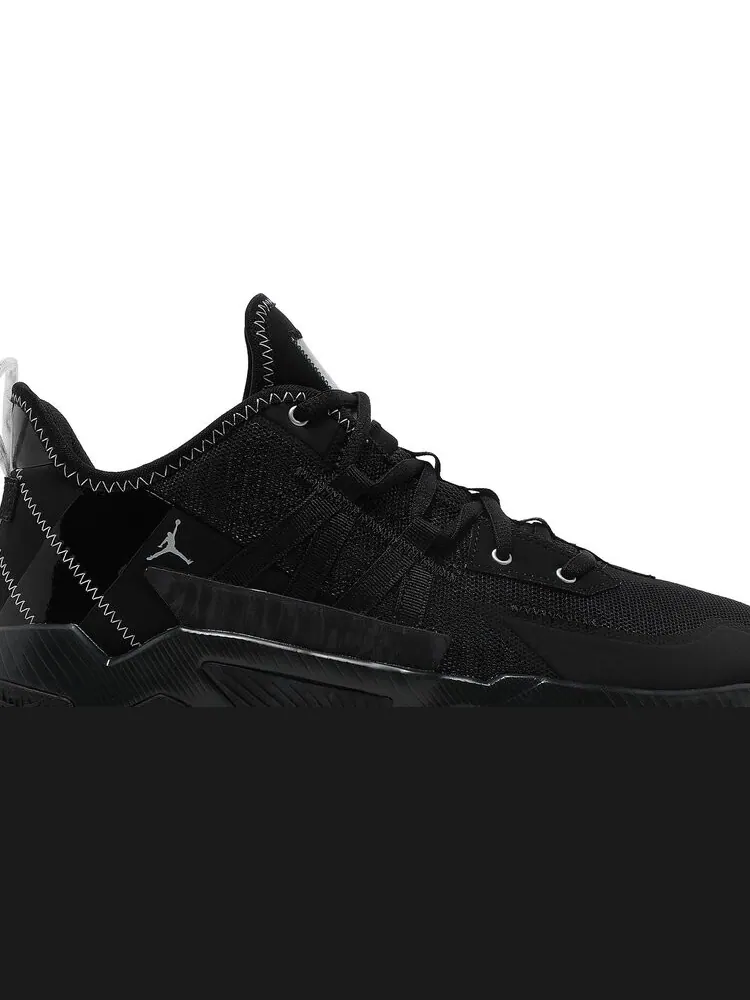 Кроссовки Jordan One Take 2 Black Metallic Silver — изображение 2 из 8, черный